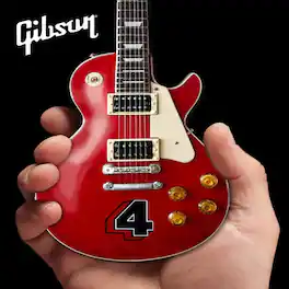 Axe Heaven - Slash - Slash Gibson Red Les Paul Standard 4 Album Edition Mini Guitar Replica - Collectibles - Multicolor