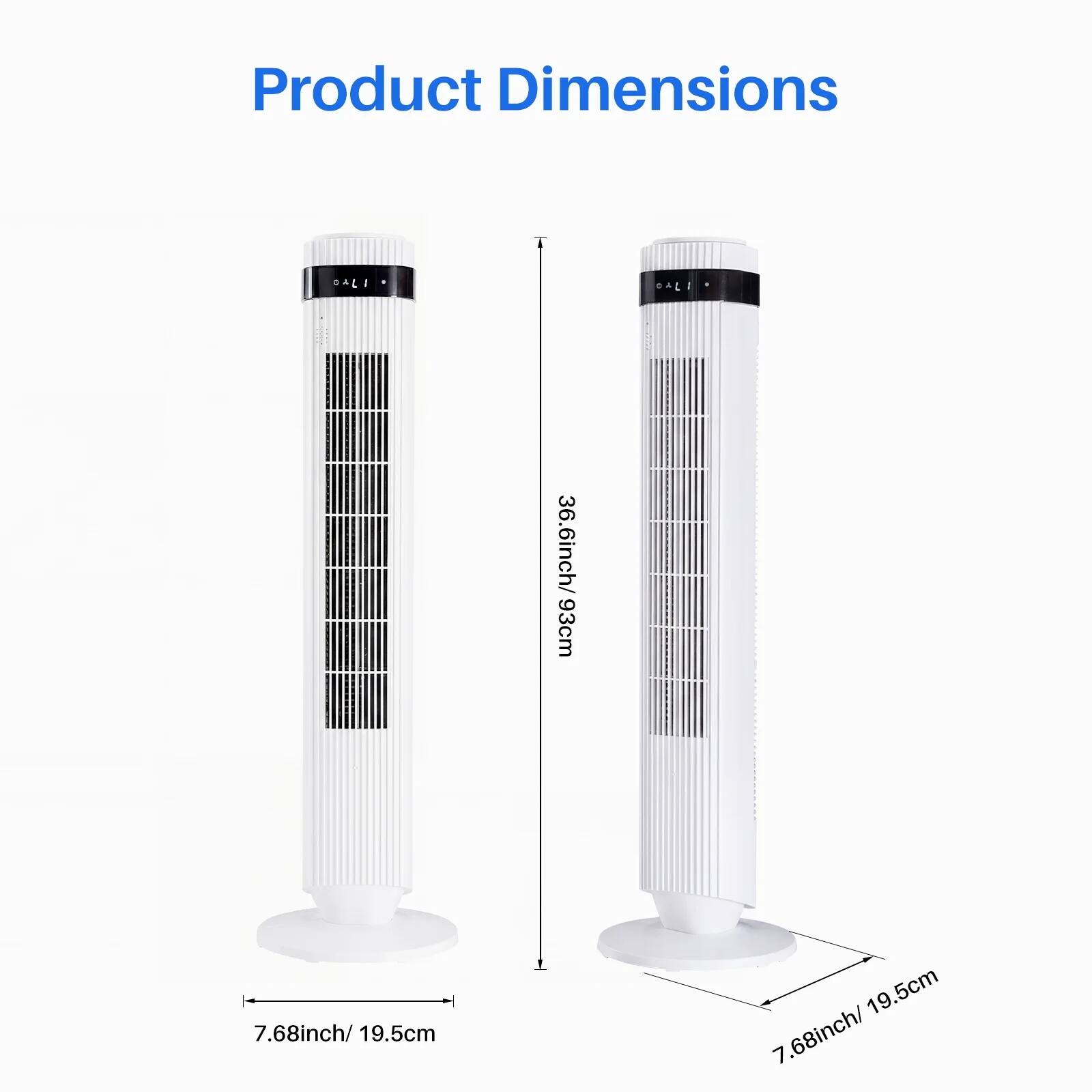 Product Dimensions  
- Height: 36.6 inch / 93 cm  
- Width: 7.68 inch / 19.5 cm  
- Depth: 7.68 inch / 19.5 cm