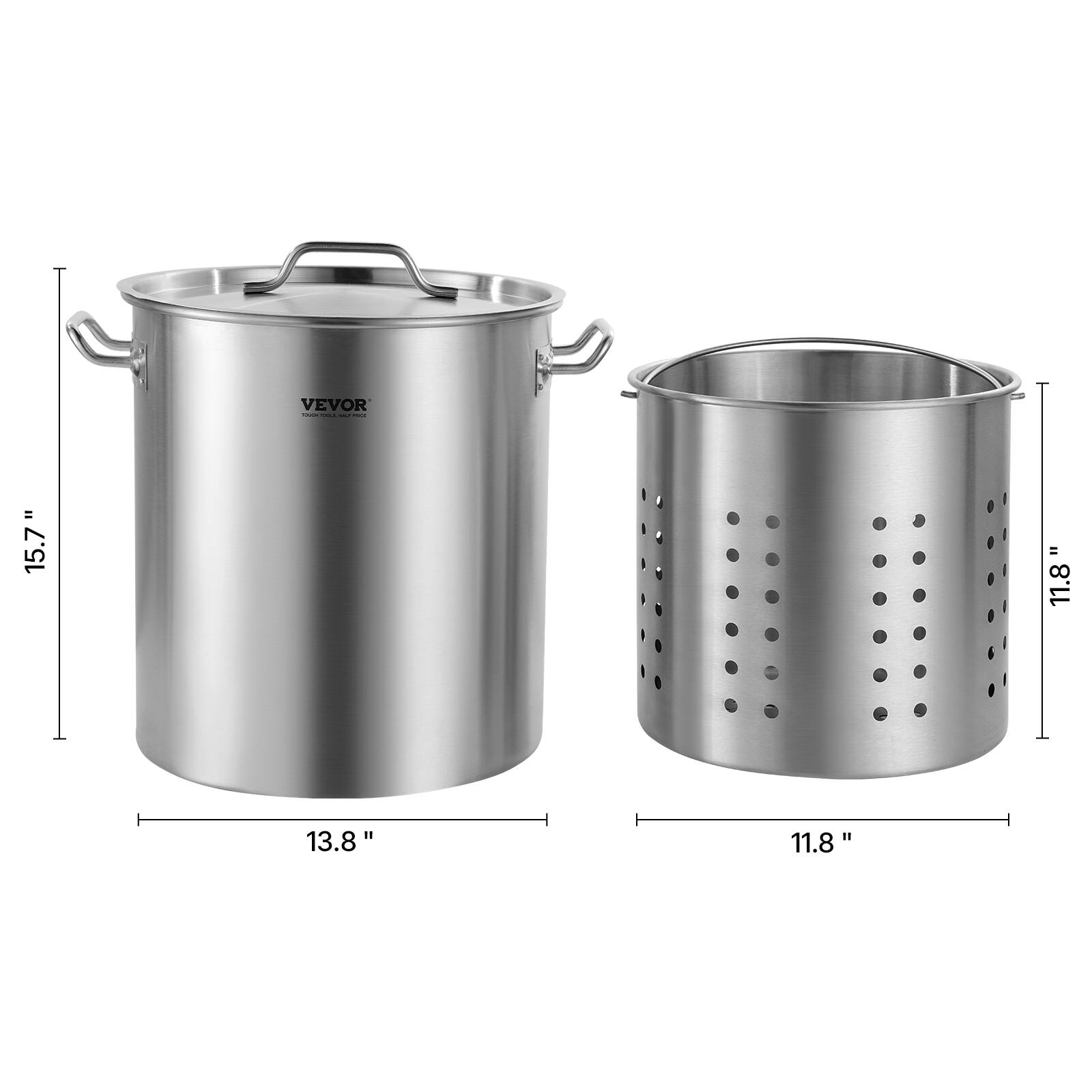 VEVOR  
15.7"  
13.8"  
11.8"