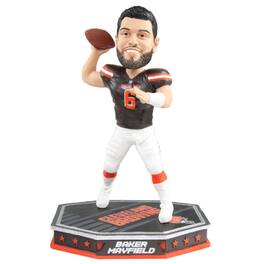 Cleveland Browns Baker Mayfield #6 Removable Helmet Base NFL Resin Bobblehead - Multi-Color