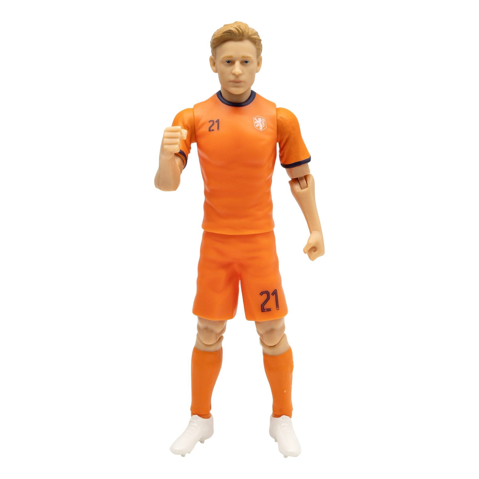 Alt View 3. Banbo Toys - Banbo Toys SOCKERS FC Barcelona Frenkie de Jong 8" Collectible Soccer Action Figure.