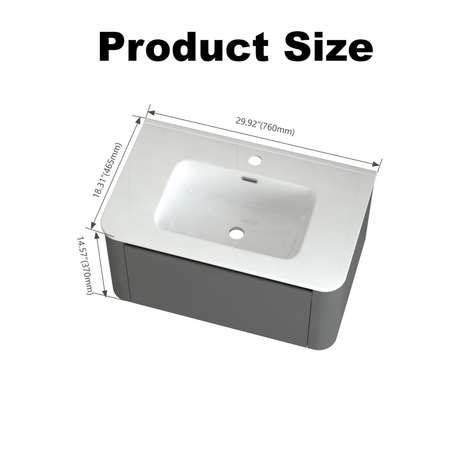 Product Size

18.31" (465mm)  
14.57" (370mm)  
29.92" (760mm)