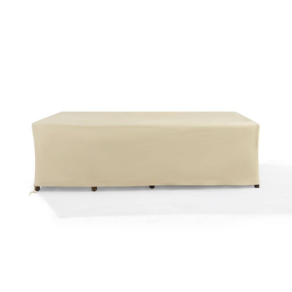Left. Crosley Furniture - Outdoor Furniture Cover For Patio Set - Tan.