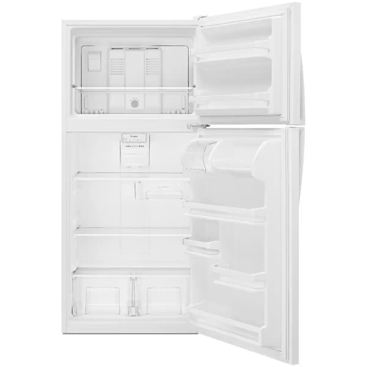 Angle. Whirlpool - Whirlpool - 18.2 Cu. Ft. Top-Freezer Refrigerator - White - White.