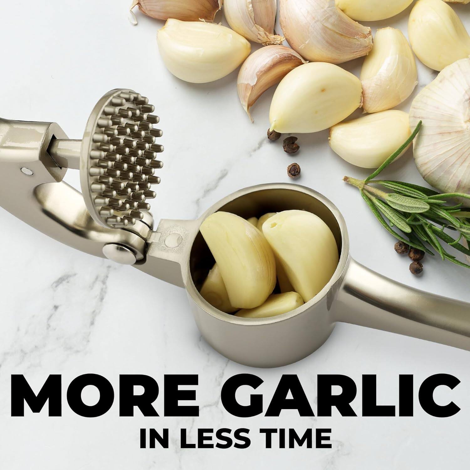 MORE GARLIC  
IN LESS TIME