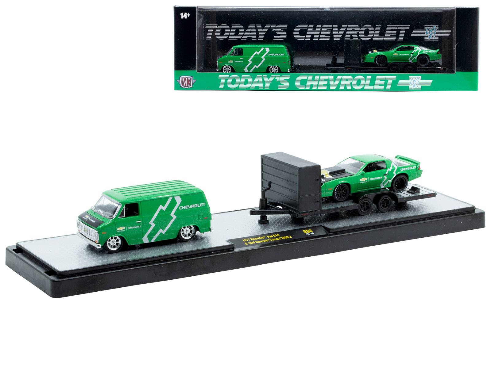 14+ TODAY'S CHEVROLET  
TODAY'S CHEVROLET  
M2  
CHEVROLET  
1971 Chevrolet Van 610  
& 1980 Chevrolet Camaro RS