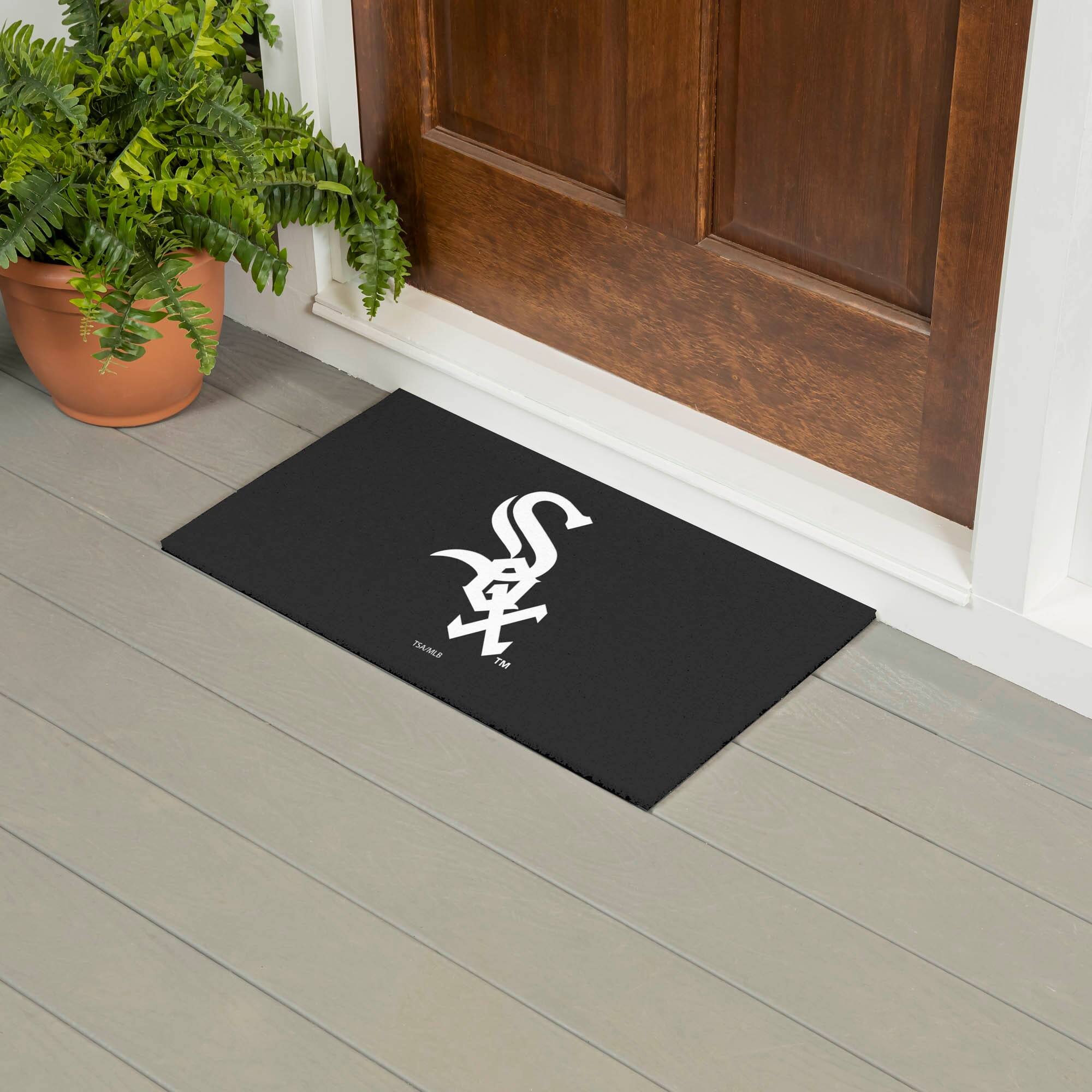 Alt View 1. Evergreen Enterprises - Chicago White Sox 28" x 16" Logo Indoor/Outdoor Trapper Mat - Multicolor.