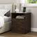 Front. Kadyn - Wood Nightstand With Charging Station, Bedside Table With 2 Drawers, Bedroom Nightstand - Brown.