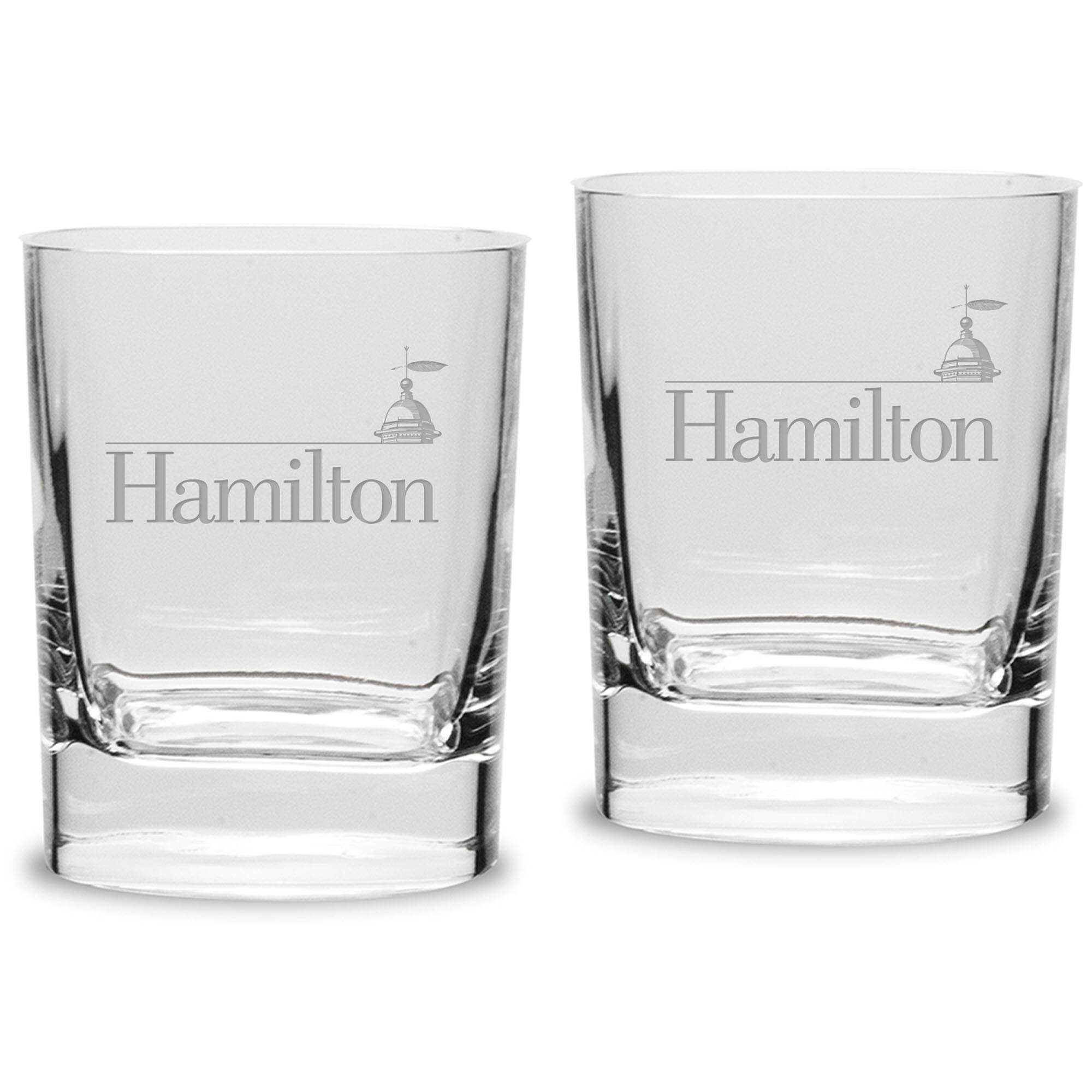 Jardine - Hamilton Continentals 11.75oz. Square Double Old Fashioned Glass Set - Multicolor