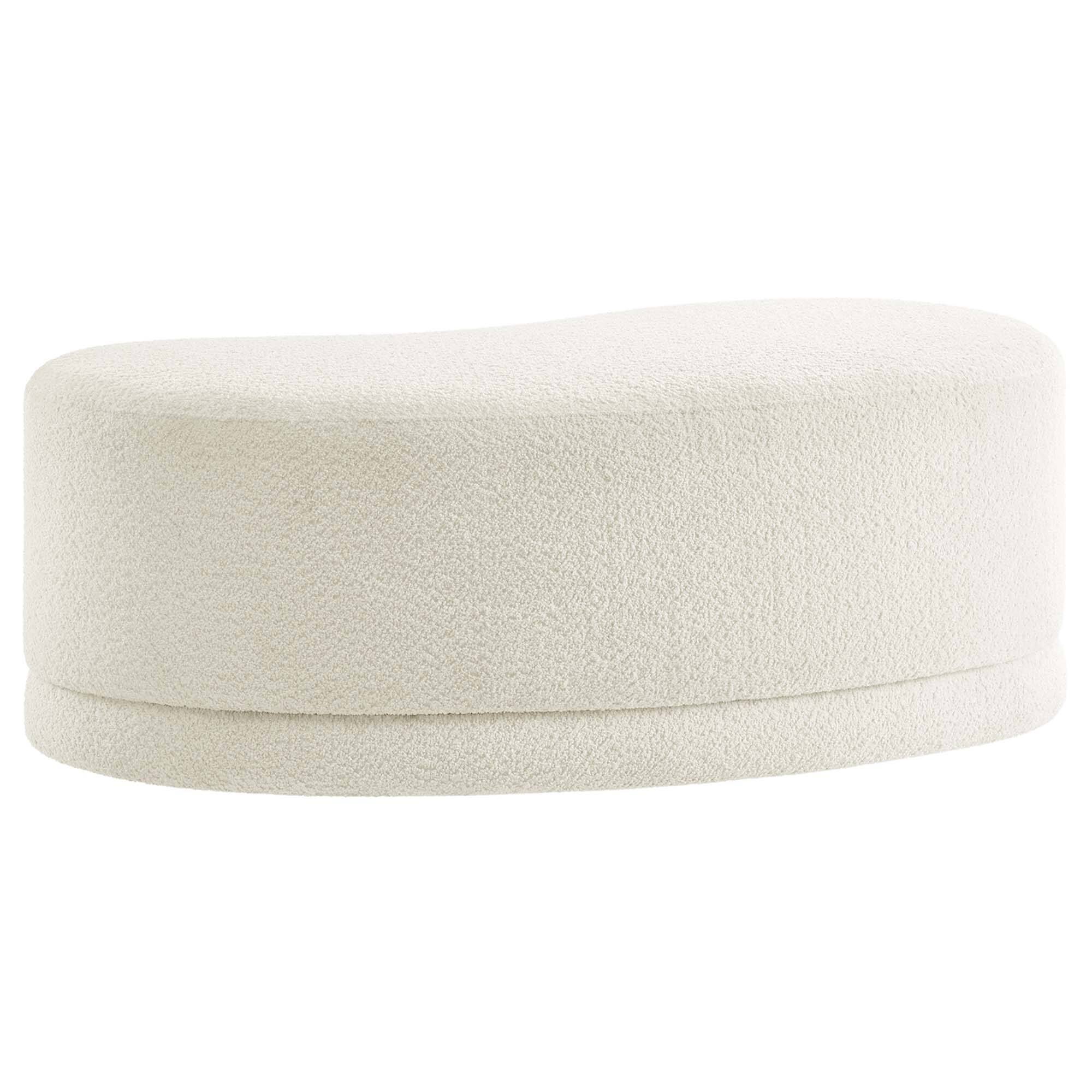 Alt View 1. Modway - Nimbus 48" Upholstered Ottoman Bench by Modway - Cream.