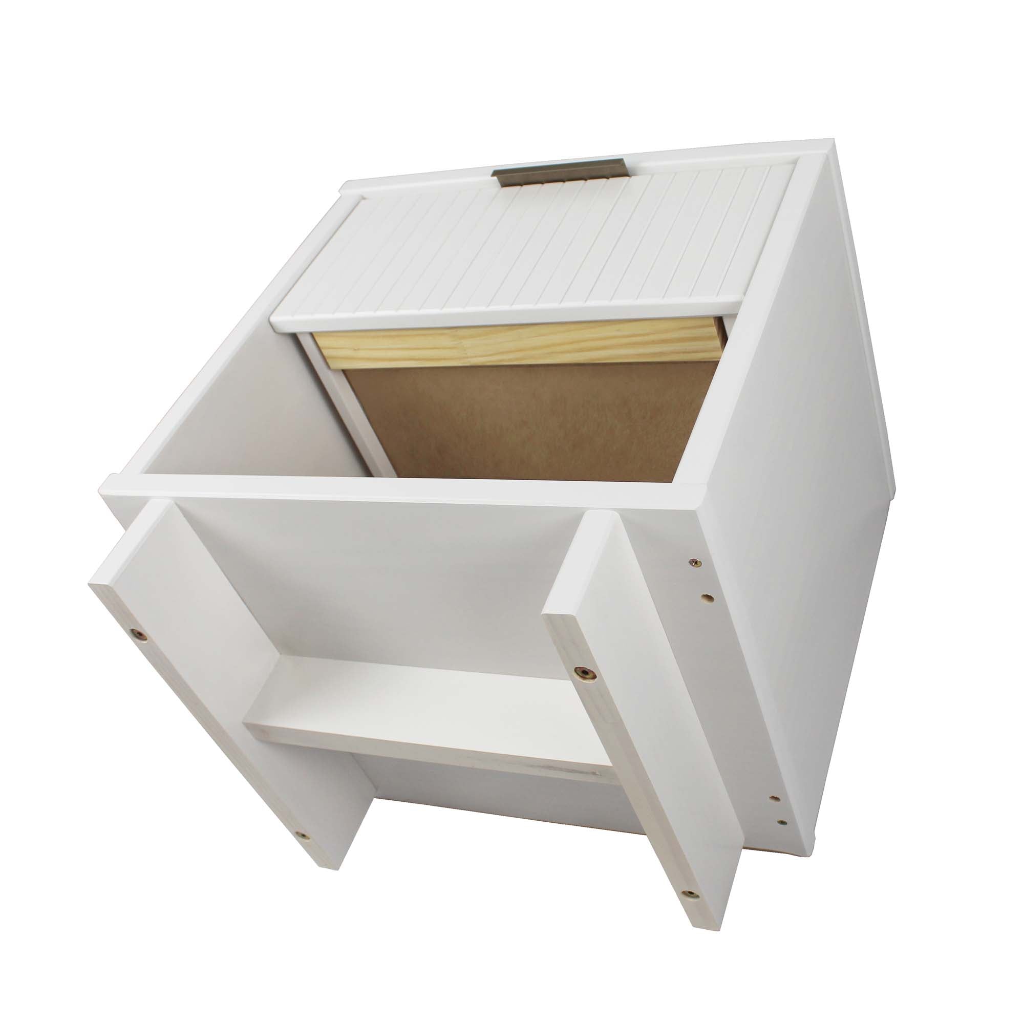 Alt View 7. Manhattan Comfort - Granville Modern 18" Nightstand - White.