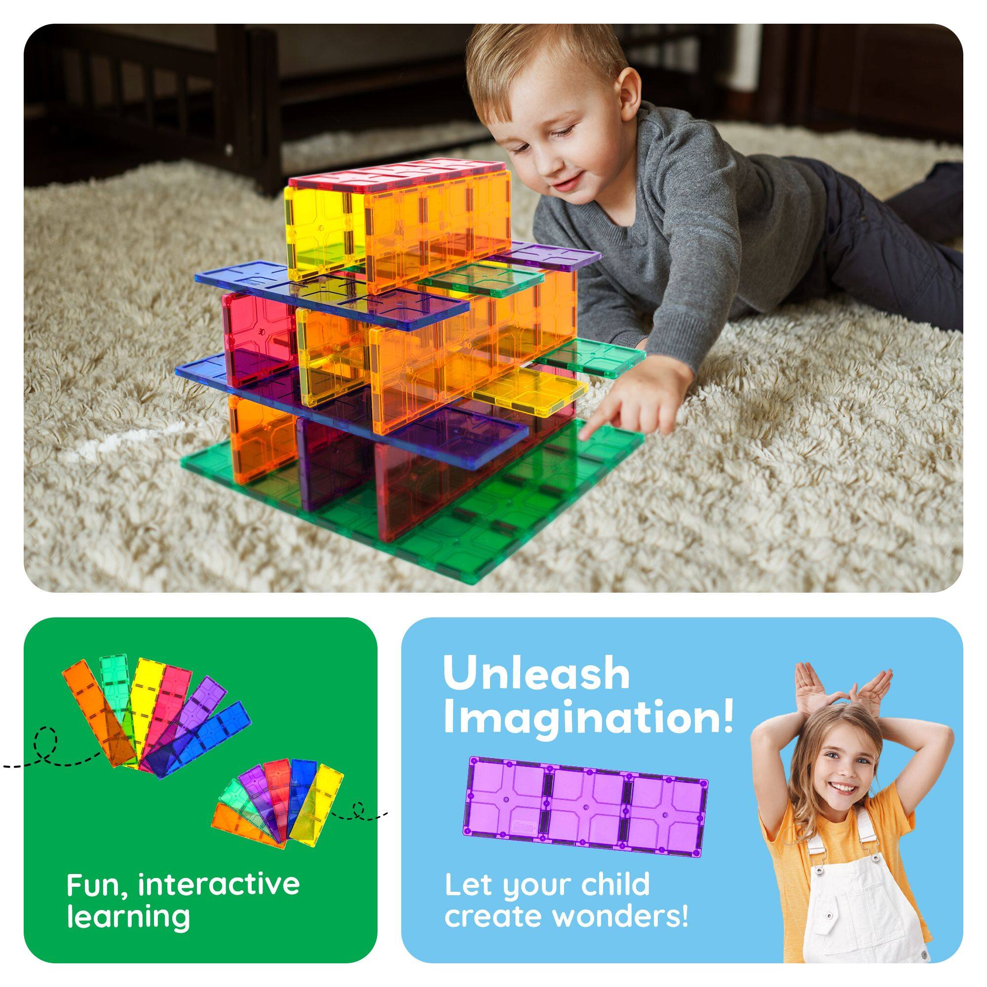 Unleash Imagination!  
Fun, interactive learning  
Let your child create wonders!