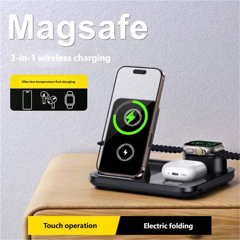 Magsafe  
3-in-1 wireless charging  

Ultra low temperature fast charging  

Touch operation  

Electric folding