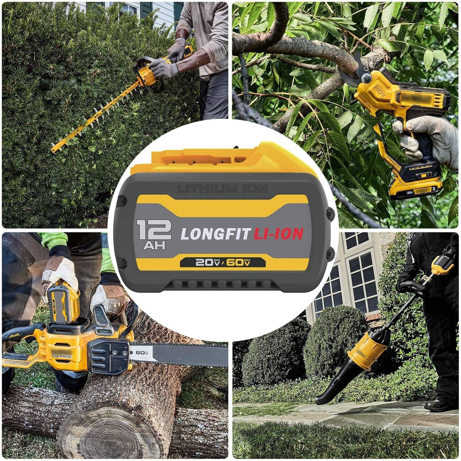 20V LITHIUM ION - 2 12 LONGFIT LI-ION - 20V 60V