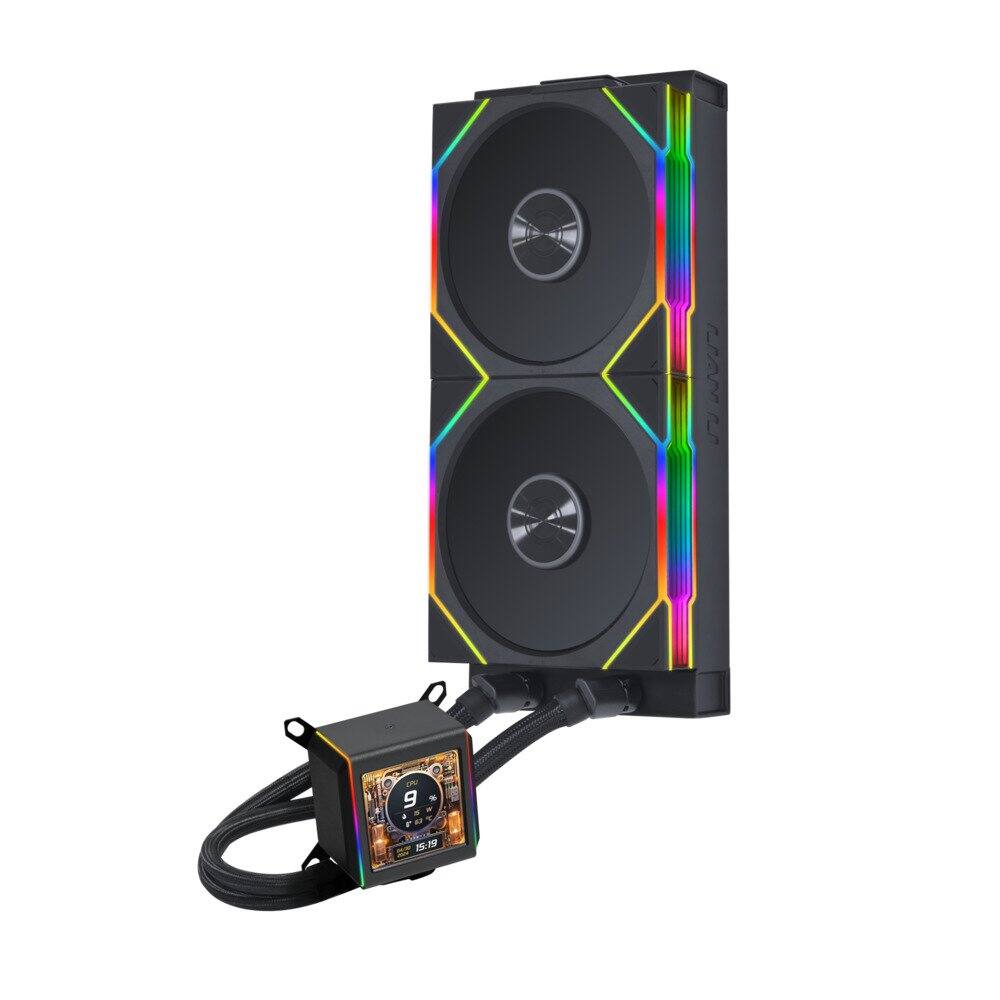 Lian Li Galahad II LCD 280mm AIO Liquid Cooler 2 X 140mm RGB Fans