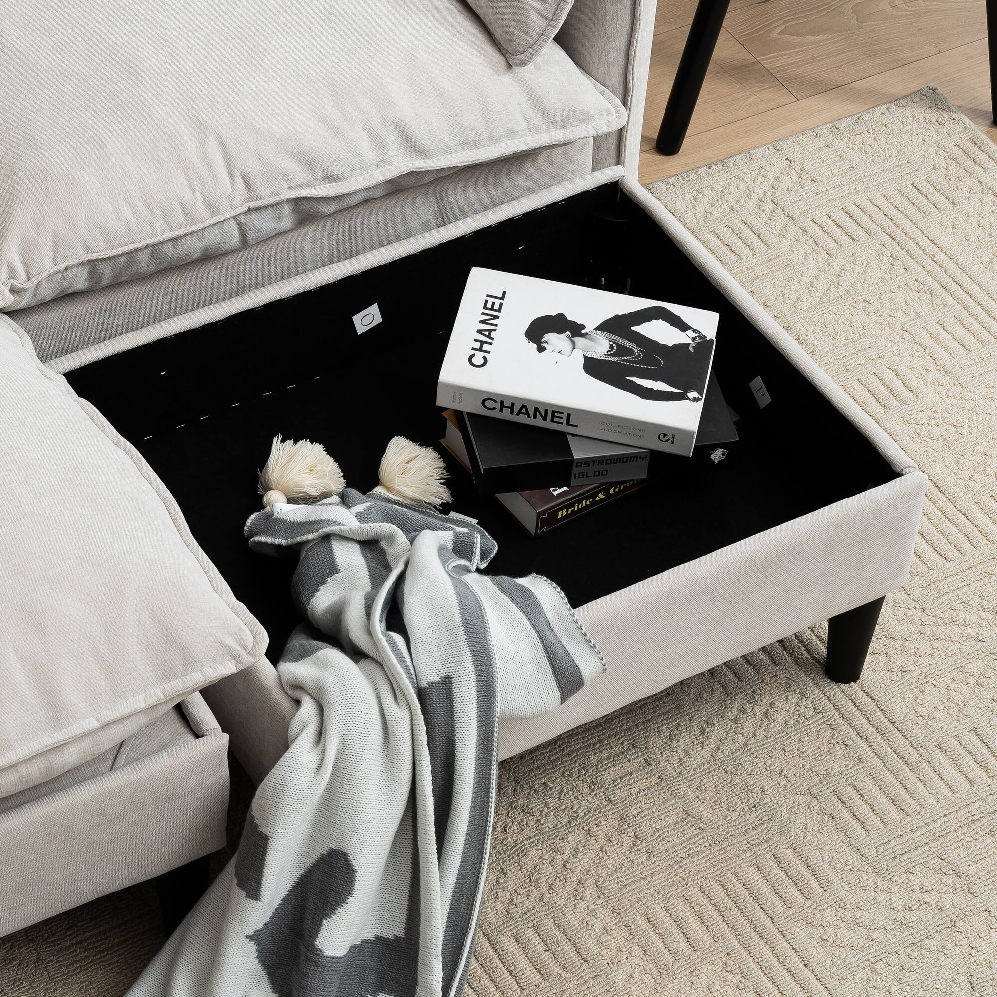 The text on the image is:

"CHANEL"