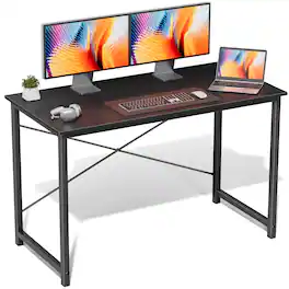AENKYO - 47 inch Computer Desk Modern Kids Study Table for Home Office - Black