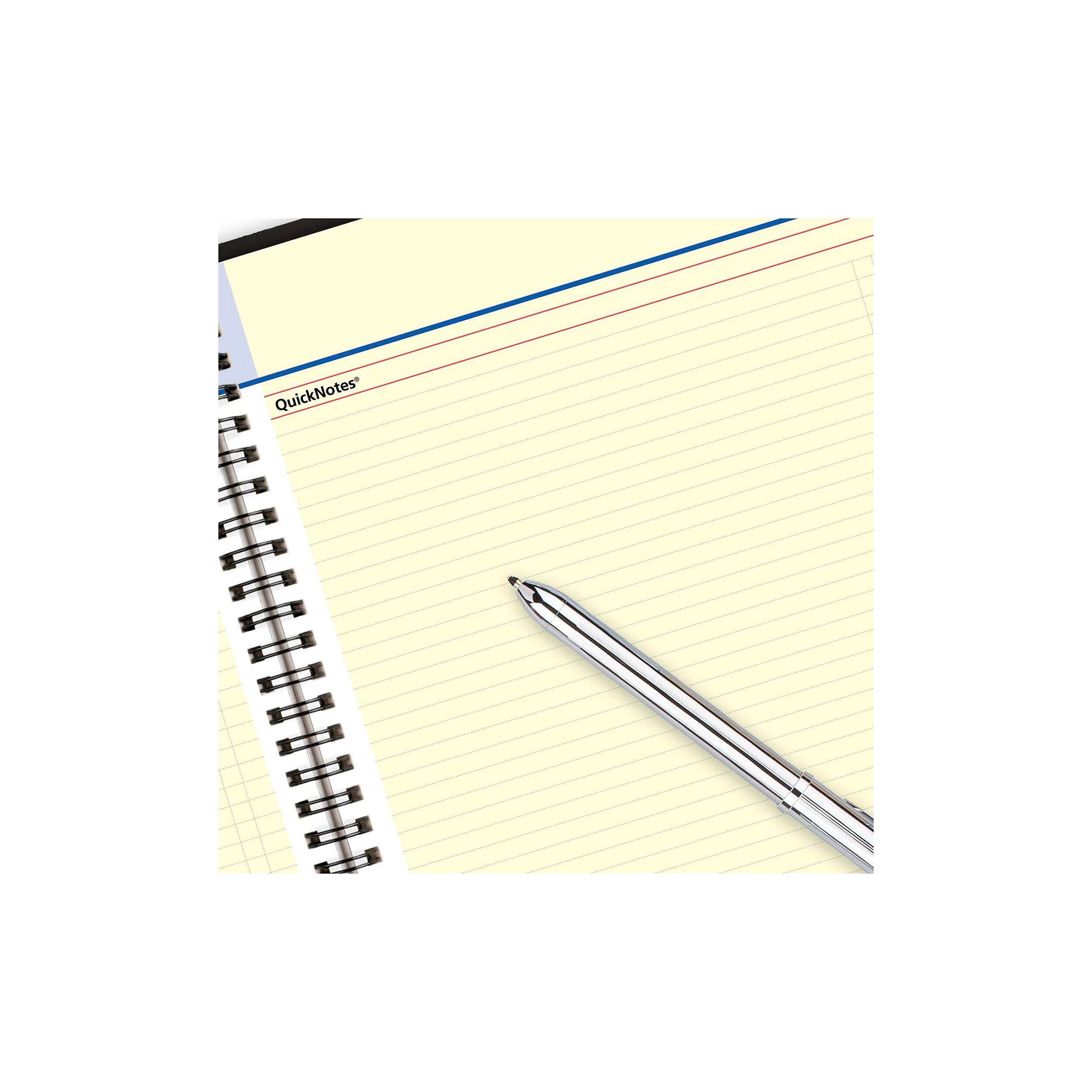 Alt View 4. AT-A-GLANCE - 2025-2026 AT-A-GLANCE QuickNotes 8" x 10" Academic Year Weekly & Monthly Planner, Black (76-11-05-26) - Black.