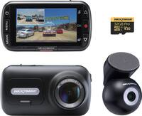 Nextbase - Full HD 320XR Front & Rear Dash Cam with 32GB SD, GPS, WiFi & Bluetooth - Black - Front_Zoom
