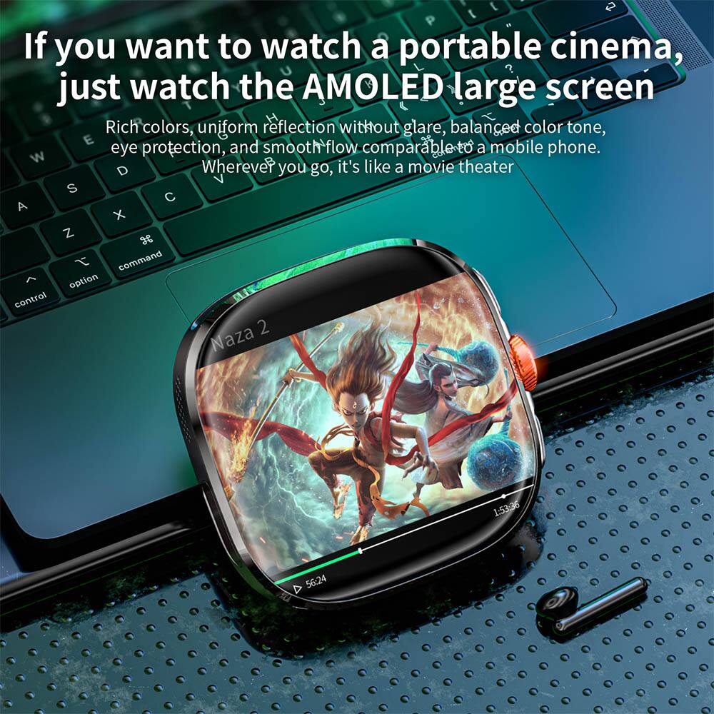 If you want to watch a portable cinema, just watch the AMOLED large screen. Rich colors, uniform reflection without glare, balanced color tone, eye protection, and smooth-flow comparable to a mobile phone. Wherever you go, it's like a movie theater.
