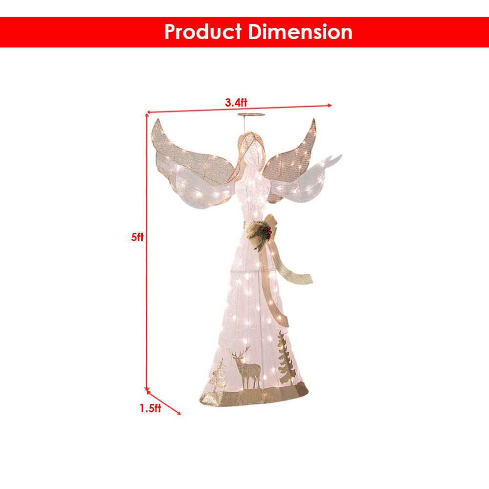 Product Dimension

- Height: 3.4ft
- Width: 5ft
- Depth: 1.5ft