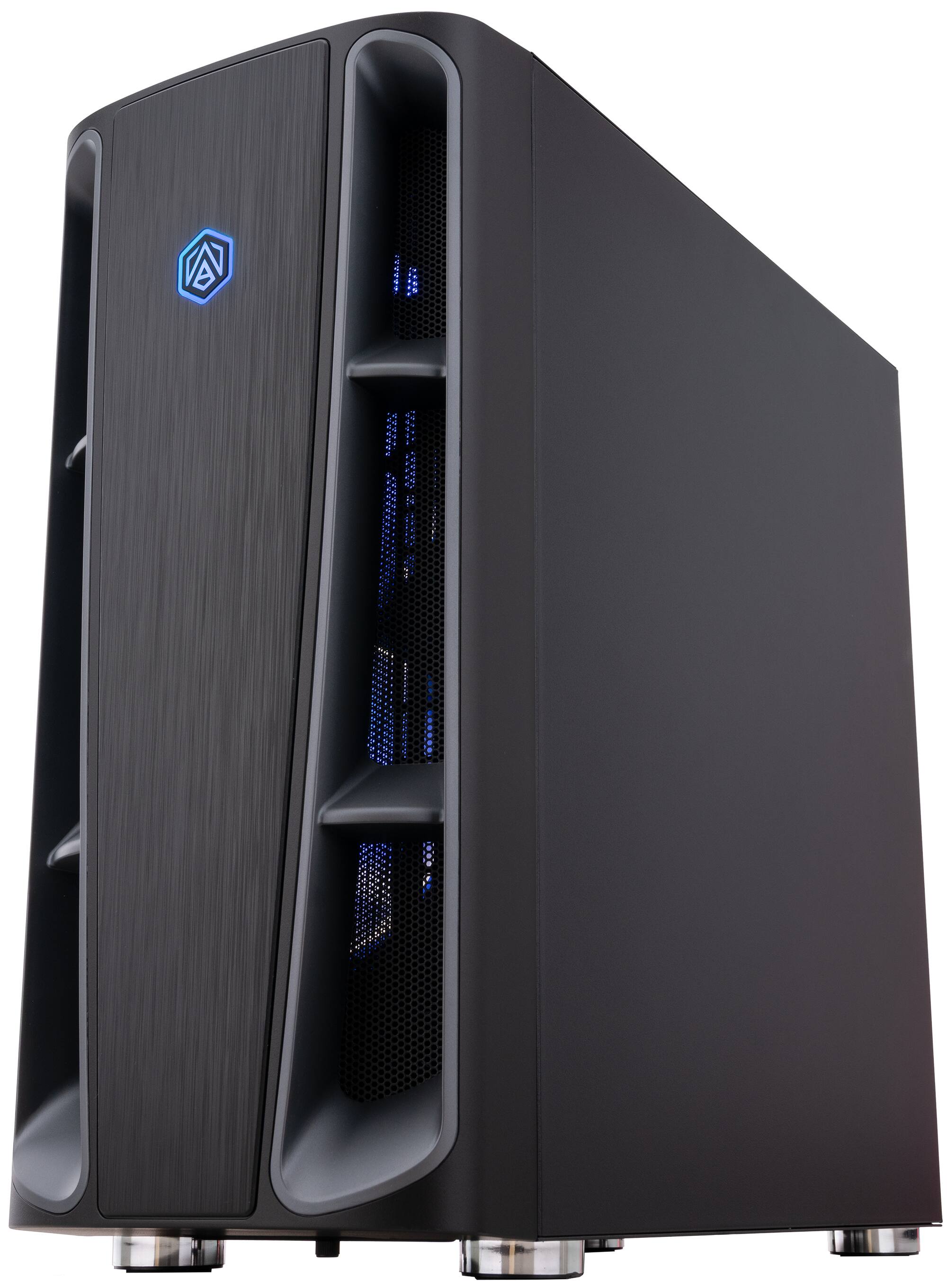 Alt View 3. ADVANCED BATTLESTATIONS - ABS Kaze II Ruby Gaming PC - Windows 11 - AMD Ryzen 7 9800X3D - GeForce RTX 5080 - 32GB DDR5 6400 - 2TB - black.