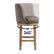 Alt View 16. OSP Home Furnishings - Rowan 2-Pack Swivel Barstool - Cement/Medium Oak.
