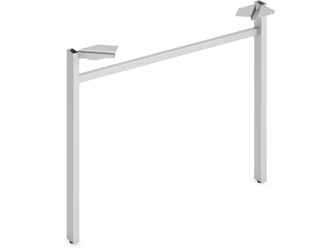 Alt View 1. HON - New Hon Mod Collection Worksurface 30" W U-Leg Support, Silver.