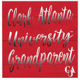 Jardine - Clark Atlanta University Panthers 10'' x 10'' Grandparent Plaque - Black
