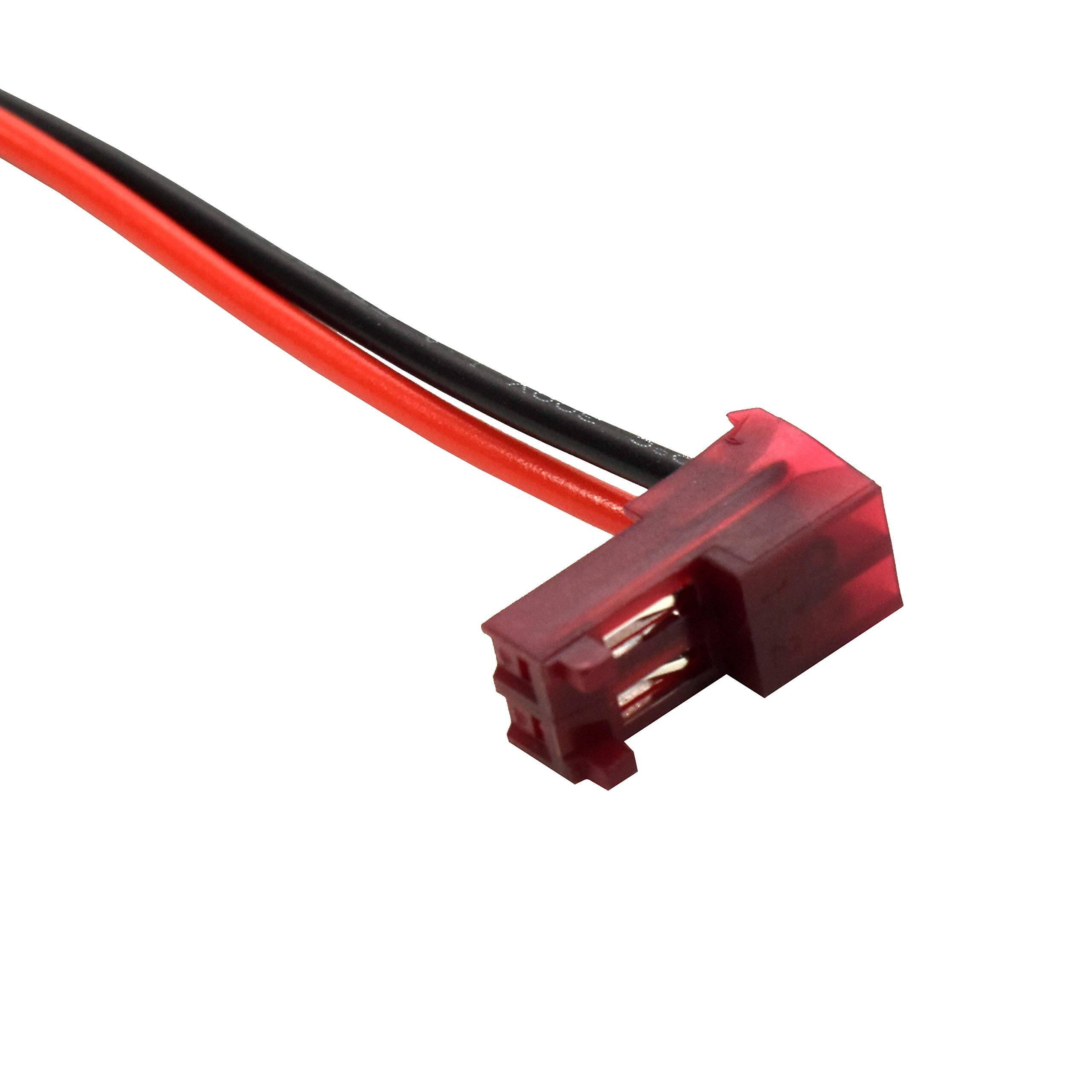 Alt View 2. HQRP - 5-Pack Emergency Exit Light Battery for Lithonia ELB1P201NB ELB1P201N2 ELB1P2901N ELB1P201N ANIC1493 Lithonia 1009S00-MZ.