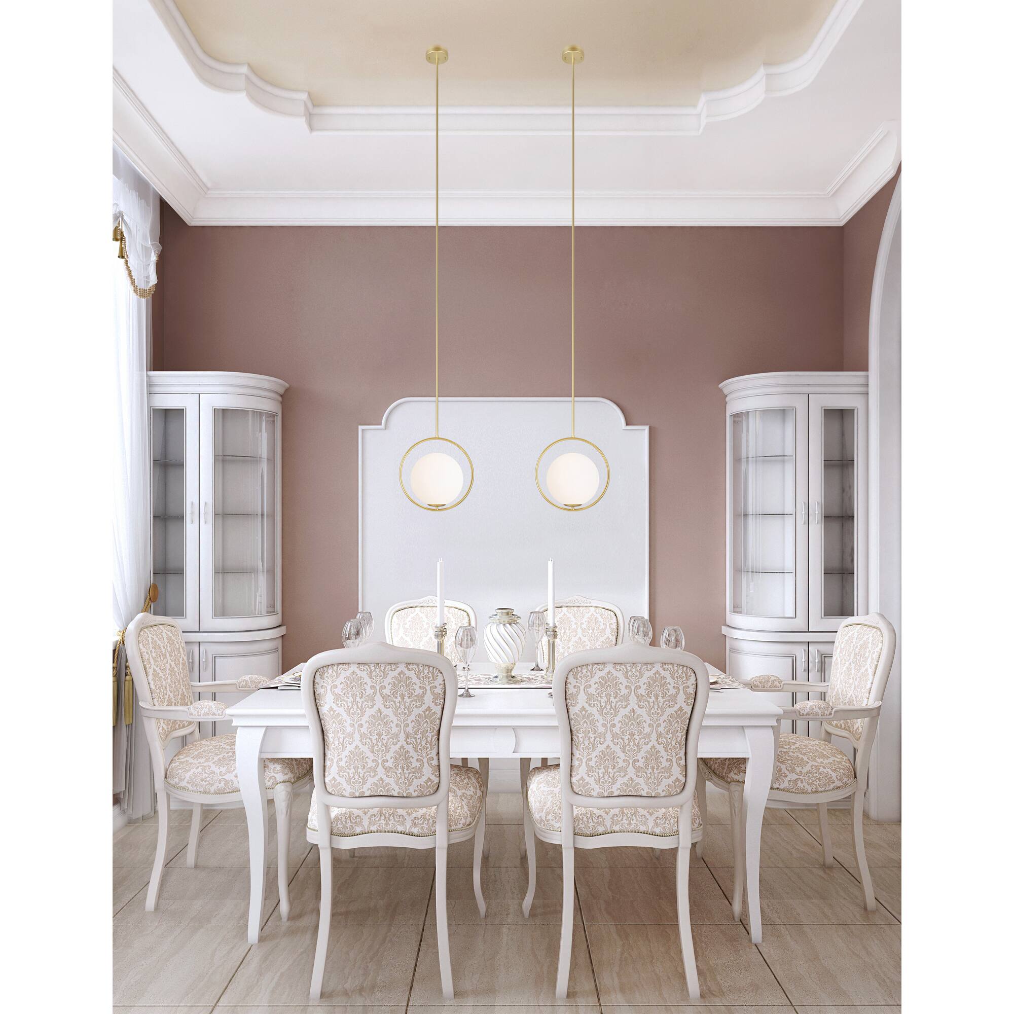 Alt View 3. CWI Lighting - Celeste 1 Light Mini Pendant With Medallion Gold Finish - Medallion Gold.