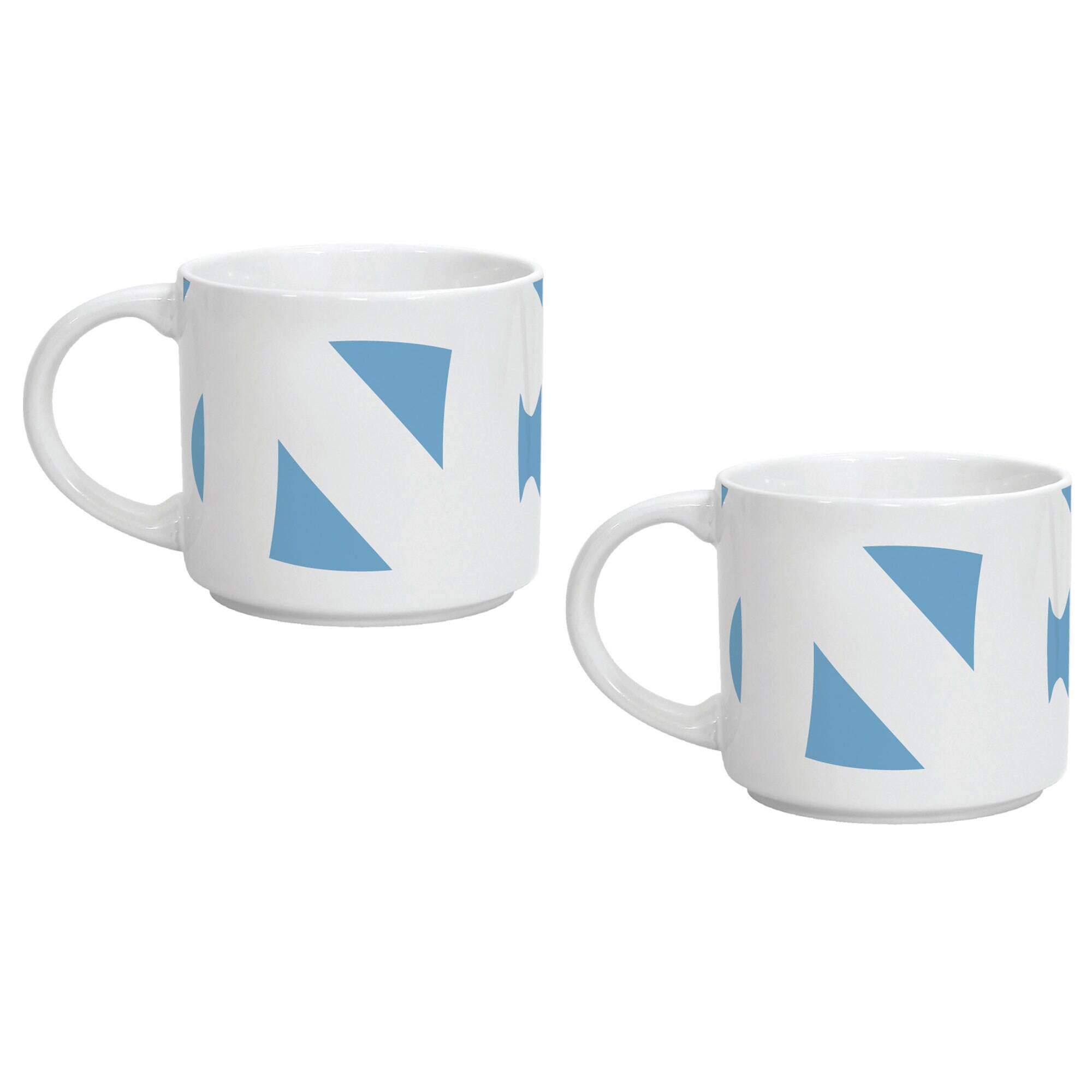 Alt View 1. Indigo Falls - North Carolina Tar Heels Two Pack 14oz. Stackable Mug Set - Multicolor.