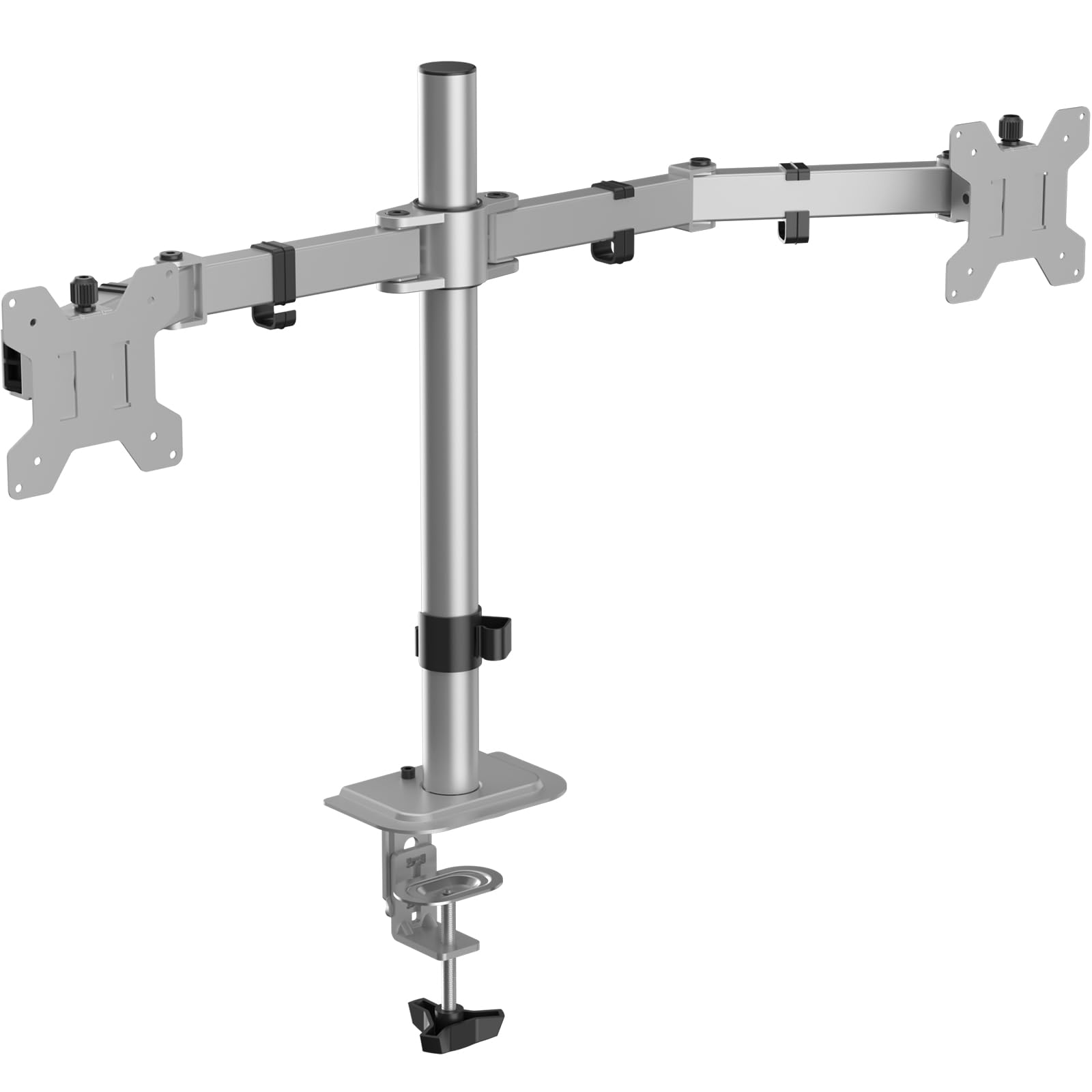 ThinkLink Electronic Dual Monitor Desk Mount Adjustable Arm Computer ...
