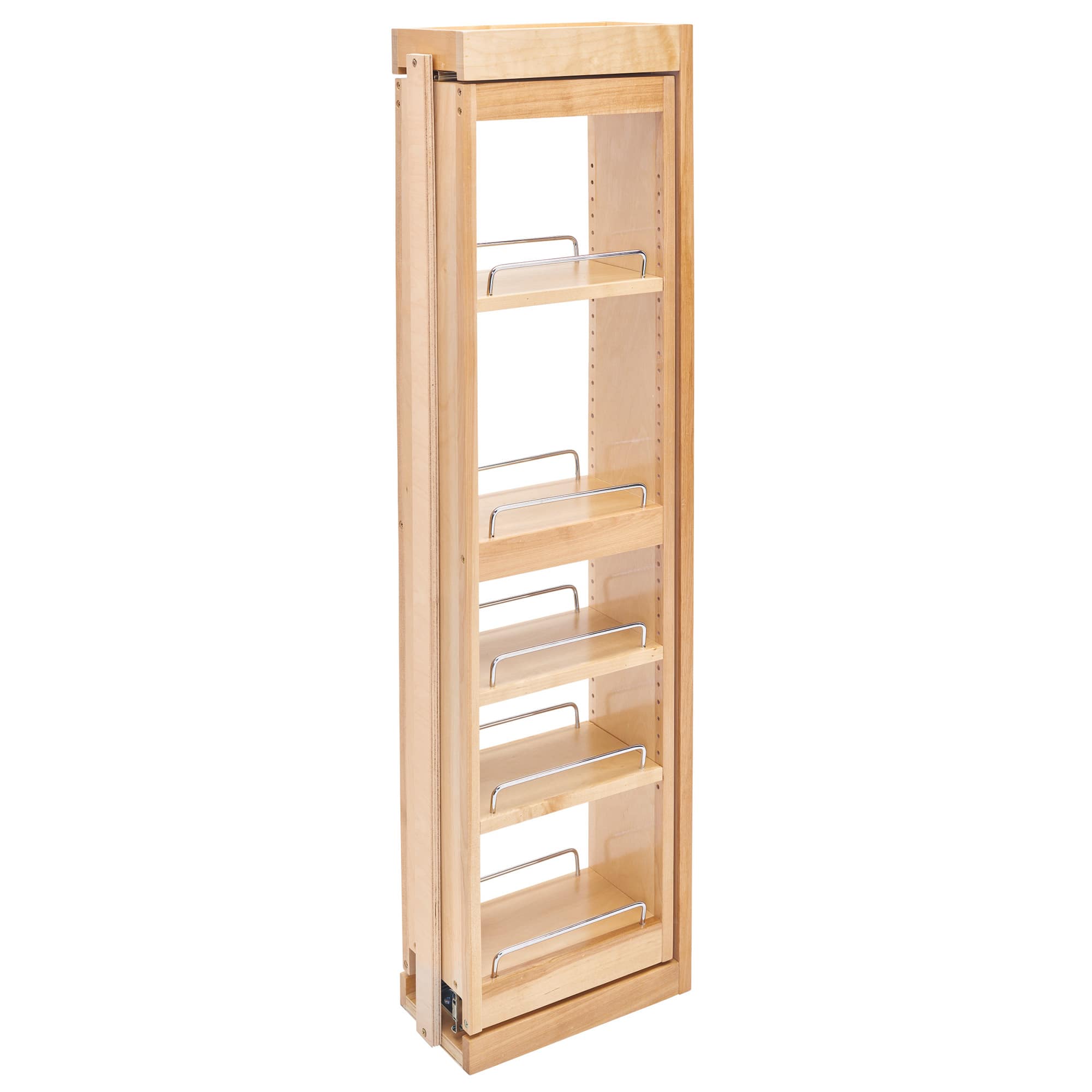 Rev-A-Shelf - 6" Pullout Wall Filler w/ Soft-close, 42" Height, 432-WFBBSC42-6C - Natural