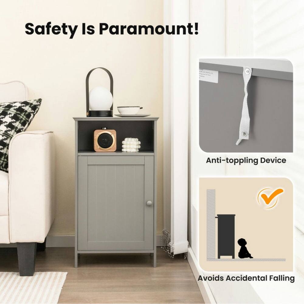 Safety Is Paramount!  
Anti-toppling Device Avoids Accidental Falling