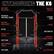 INTRODUCING THE K6 MULTI-GRIP HEADPLATE PULL-UP BAR BAND PEG INTEGRATED FUNCTIONAL TRAINER 4 STORAGE HOOKS POP-PIN & QUICK-ADJUST J-HOOKS DIP BAR WEIGHT PLATE HOLDERS SAFETY BAR BASE BAND PEG HORIZONTAL BARBELL HOLDER LIGHT & SMOOTH TROLLEY LANDMINE ATTACHMENT FOOT BOARD FLAT FOOT BASE