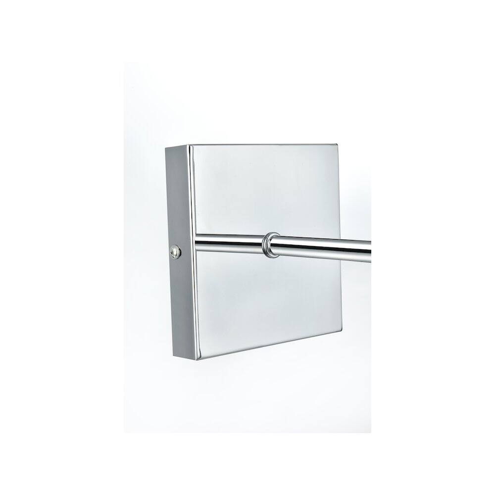 Alt View 1. Living District - Neri 6 Inch Wall Sconce Clear Shade in Chrome - Chrome And Clear.