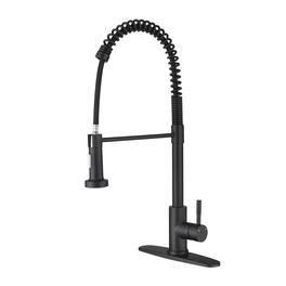 Pull down Single Handle Spring Kitchen Faucet
