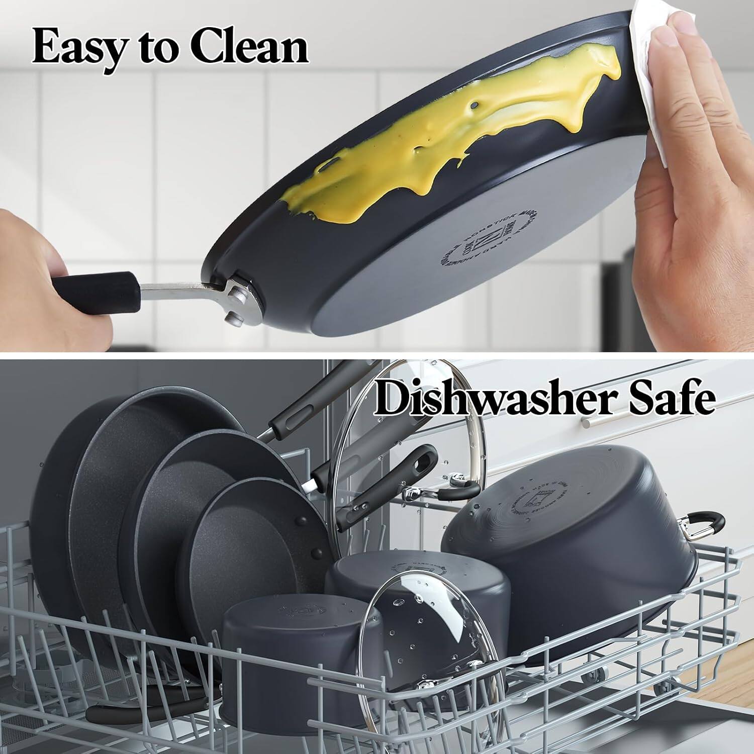 Easy to Clean  
Dishwasher Safe