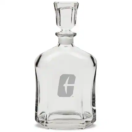 Front. Jardine - Charlotte 49ers 23.75oz. Crystal Whiskey Decanter - Multicolor.