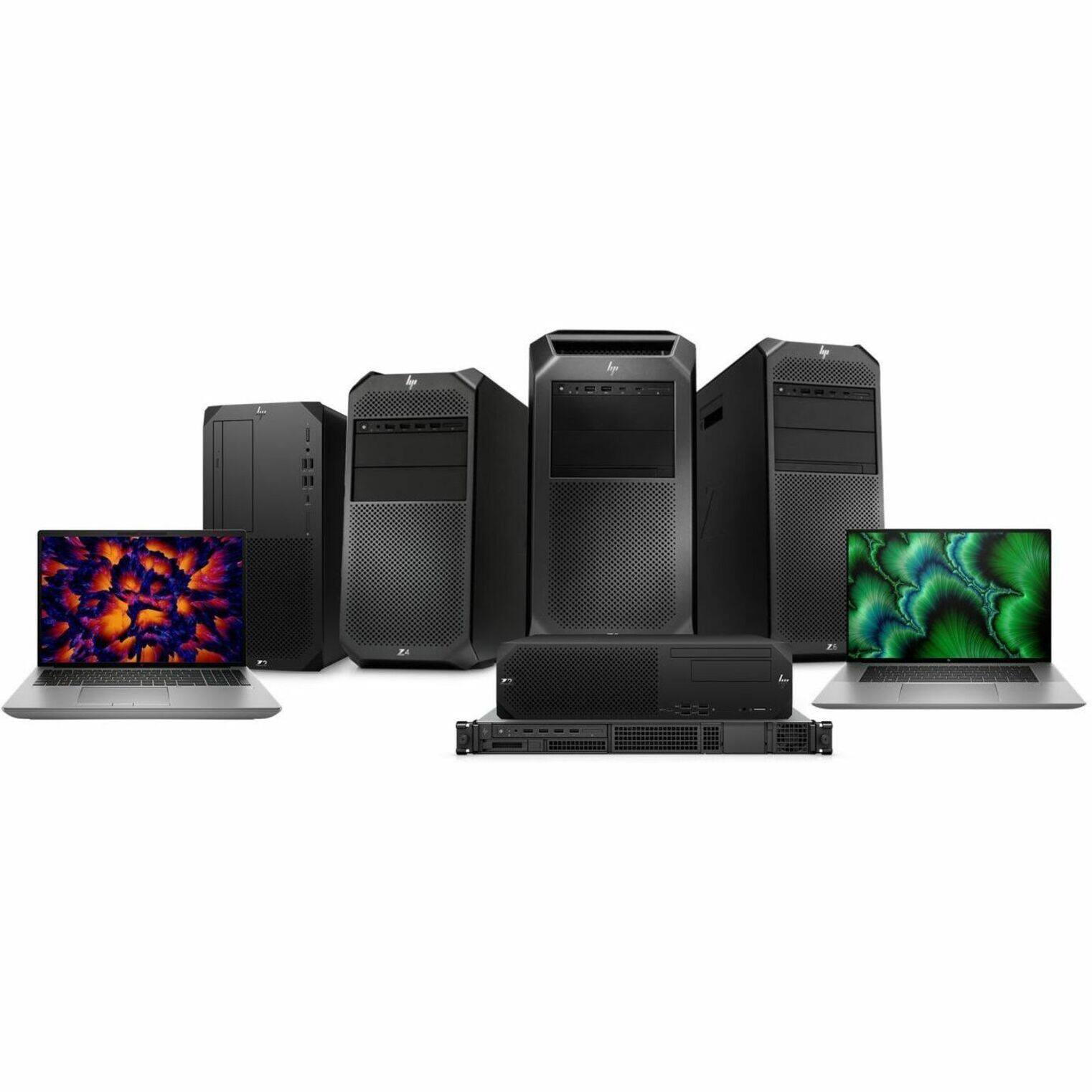 Alt View 16. HP - Z2 G9 Tower Workstation - Intel Core i7 - 14700K - NVIDIA T1000 8 GB - 32GB Memory - 512GB SSD - Black.