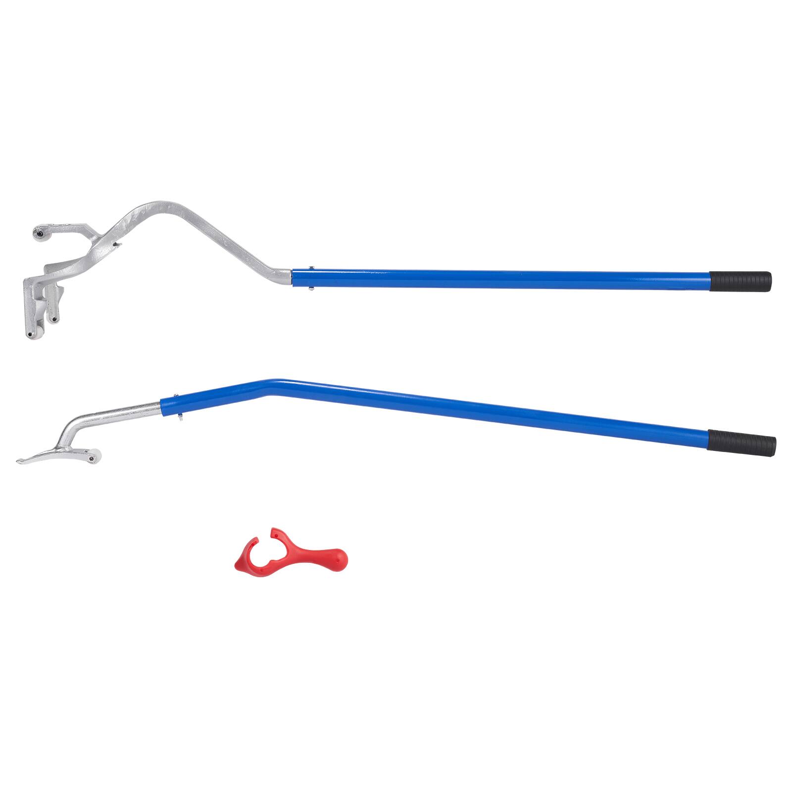 Alt View 5. VEVOR - Tire Mount Demount Tool, 22.5"-24.5" Manual Steel Tire Changer Mount Demount Removal Tool, with Extra Bead Holder - Blue;Silver.