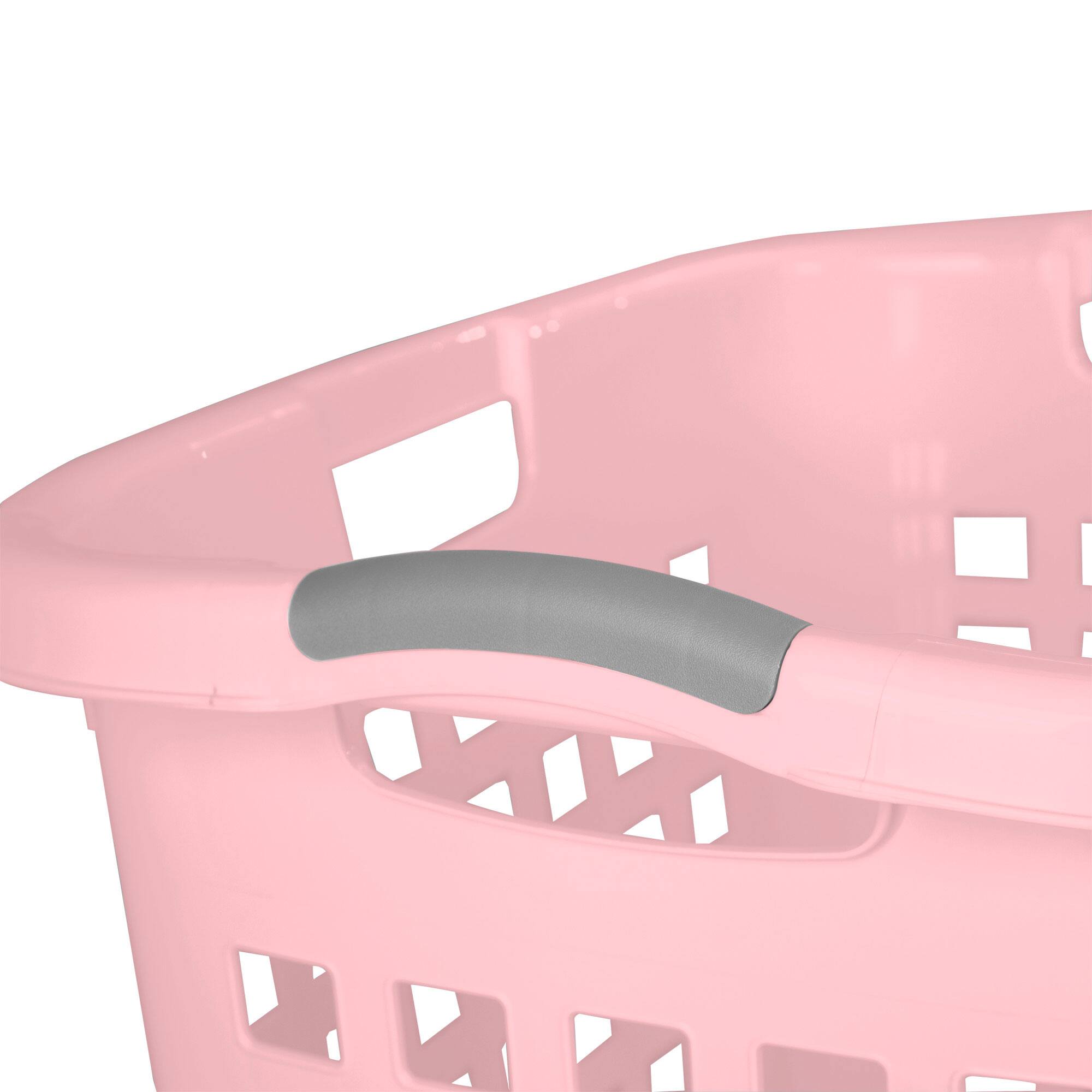Alt View 4. Sterilite - Sterilite Ultra Easy Carry Laundry Basket, 2.1 Bushel, Plastic, Pink, 4 Pack - Pink.
