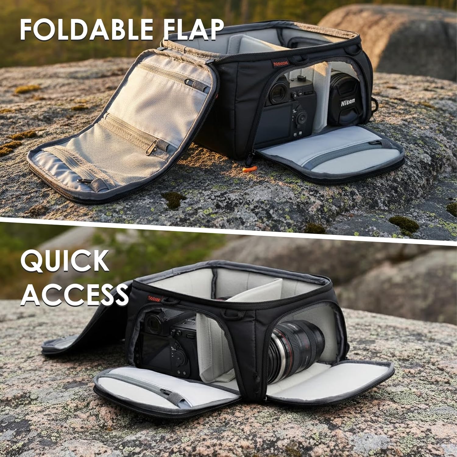 FOLDABLE FLAP

QUICK ACCESS