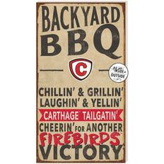 BACKYARD BBQ
C
CHILLIN' & GRILLIN'
LAUGHIN' & YELLIN'
CARTHAGE TAILGATIN'
CHEERIN' FOR ANOTHER
FIREBIRDS VICTORY
for use INSIDE & OUTSIDE