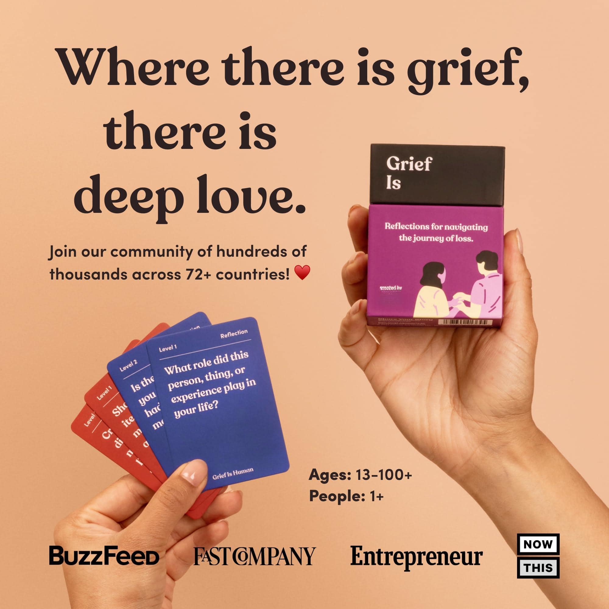 EZTW1 - Are Human 140 Conversation To Help Bond With Game For Elementary School Designed By Experts Grades 2-5 7-10 STRENGTHEN - Grief Is Human