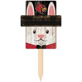 Fan Creations - Louisville Cardinals 16" x 19" Easter Bunny Yard Stake - Multicolor