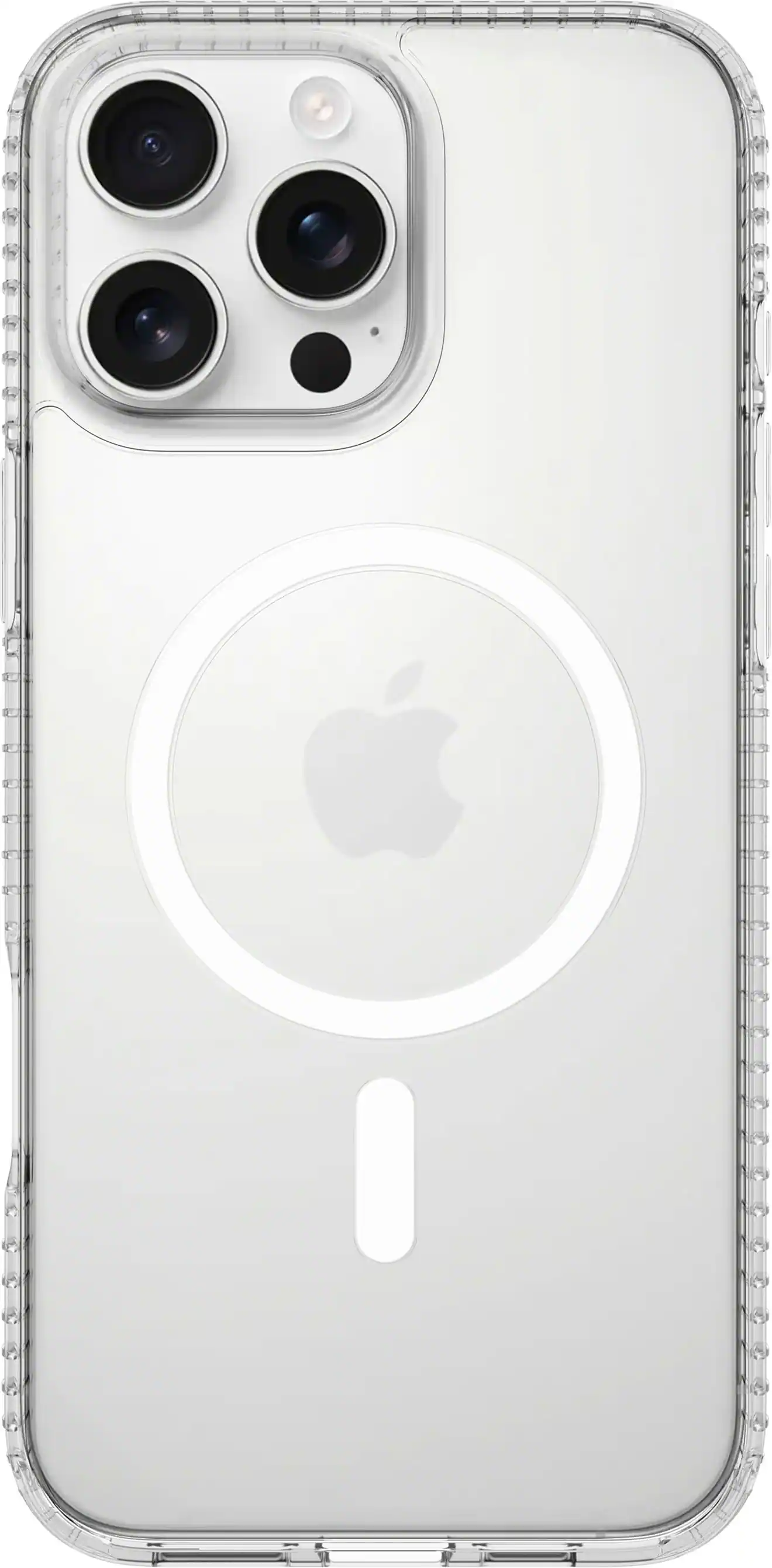 Insignia™ - Hard-Shell Case with MagSafe for iPhone 16 Pro Max - Clear