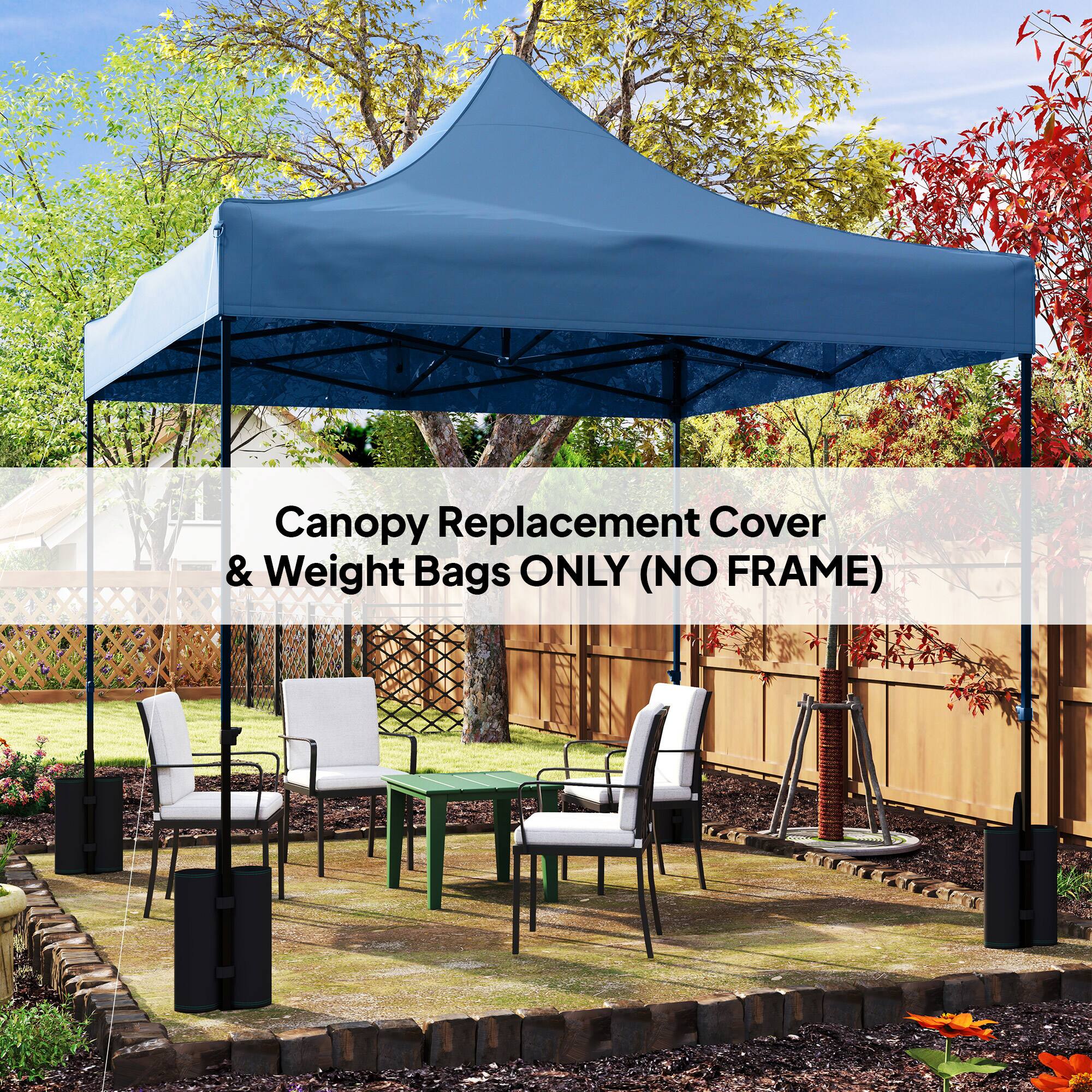 Canopy Replacement Cover & Weight Bags ONLY (NO FRAME)