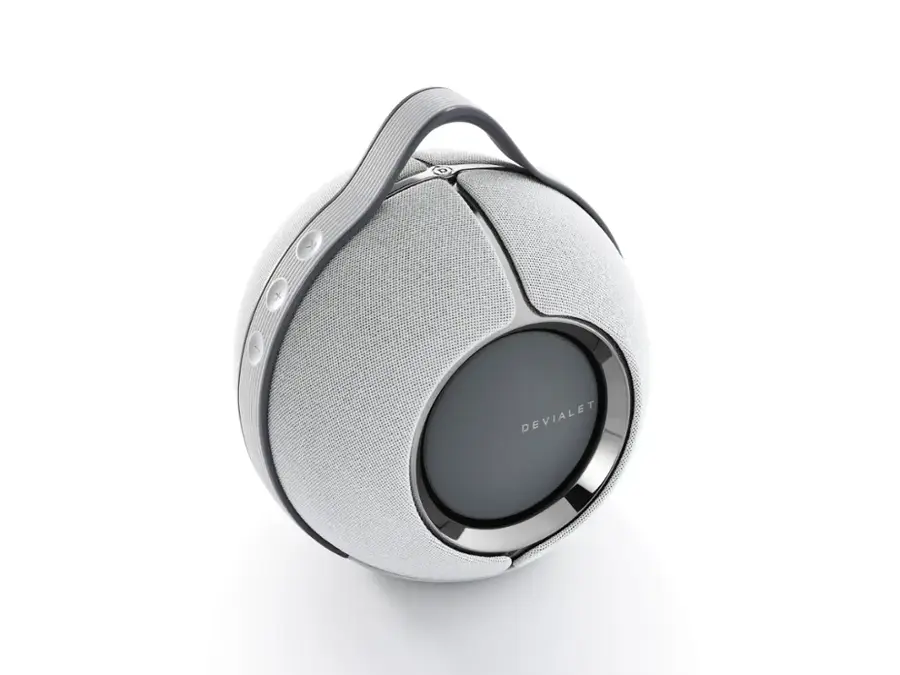 Alt View 14. Devialet - Mania Portable Bluetooth and Wi-Fi Capability Speaker - Light Gray.